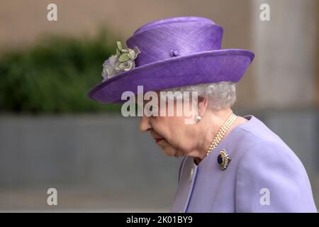 Vatikanstadt, Vatikan, 03. April 2014. Königin Elisabeth II. Trifft Papst Franziskus zu einer privaten Audienz im Vatikan. Quelle: Maria Grazia Picciarella/Alamy Live News Stockfoto