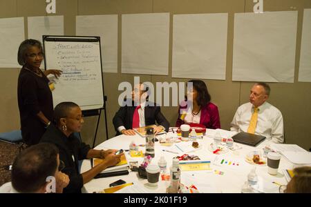 Treffen der leitenden Angestellten des HUD Executive Service (SES). Stockfoto