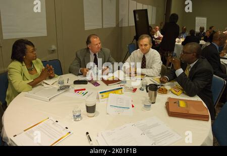 Treffen der leitenden Angestellten des HUD Executive Service (SES). Stockfoto