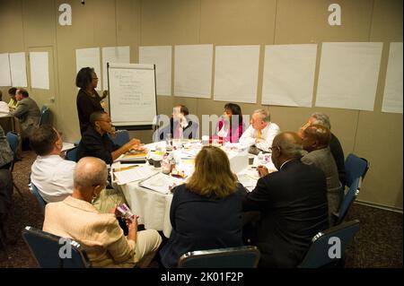 Treffen der leitenden Angestellten des HUD Executive Service (SES). Stockfoto