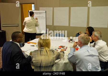 Treffen der leitenden Angestellten des HUD Executive Service (SES). Stockfoto