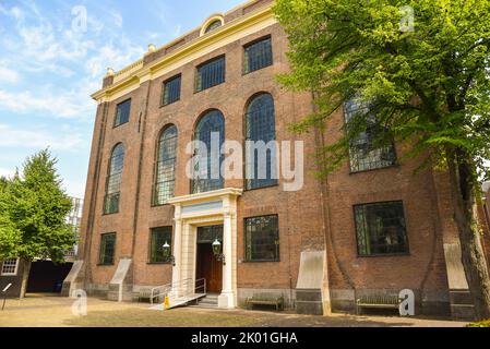 Amsterdam, Niederlande. August 2022. Der portugiesische Synagog in Amsterdam. Hochwertige Fotos Stockfoto