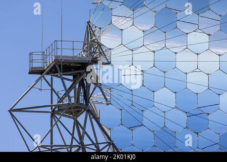 Detail internationales Weltraumobservatorium und Spiegel-Teleskop auf La Palma , Kanarische Inseln Spanien Stockfoto