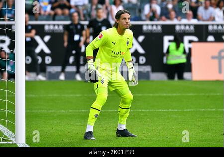 Bundesliga, Borussia Park Mönchengladbach: Borussia Mönchengladbach gegen FSV Mainz 05; Yann Sommer Stockfoto