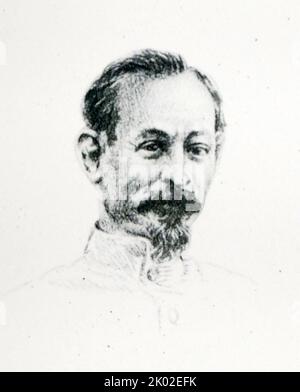 Felix Edmundovich Dserschinsky (1877 - 1926), Spitzname "Iron Felix", bolschewistischer Revolutionär und Beamter. Dserschinski leitete die ersten beiden sowjetischen Staatssicherheitsorganisationen, die Tscheka und die OGPU, und gründete eine Geheimpolizei für das postrevolutionäre Sowjetregime. Er war einer der Architekten des Roten Terrors Stockfoto
