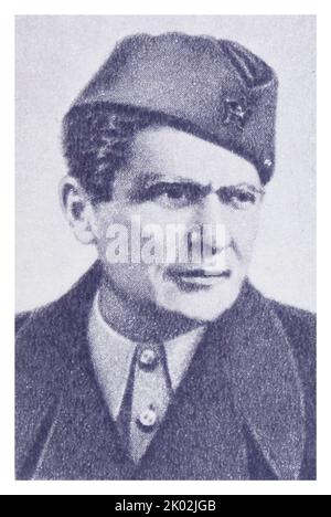 Josip Broz (1892 - 1980), allgemein bekannt als Tito. Jugoslawischer kommunistischer Revolutionär und Staatsmann, der von 1943 bis zu seinem Tod im Jahr 1980 in verschiedenen Rollen tätig war. Während des Zweiten Weltkriegs war er der Führer der Partisanen, Stockfoto