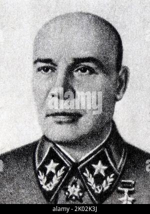 Semjon Konstantinowitsch Timoschenko (1895 - 1970) sowjetischer Militärkommandeur und Marschall der Sowjetunion. Stockfoto