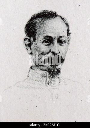 Felix Edmundovich Dserschinsky (1877 - 1926), der den Spitznamen "Eiserner Felix" trug, war ein bolschewistischer Revolutionär und Beamter. Geboren in den polnischen Adel, von 1917 bis zu seinem Tod im Jahr 1926 Dserschinski führte die ersten beiden sowjetischen Staatssicherheitsorganisationen, die Tscheka und die OGPU, und gründete eine Geheimpolizei für das postrevolutionäre Sowjetregime. Er war einer der Architekten des Roten Terrors Stockfoto
