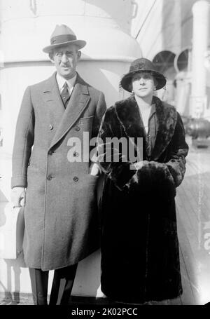 Andreas von Griechenland und Dänemark (1882-1944). Enkel von Christian IX. Von Dänemark und Vater von Prinz Philip, Herzog von Edinburgh. Seine Frau, Prinzessin Alice von Battenberg (Victoria Alice Elizabeth Julia Marie (1885-1969) war die Mutter von Prinz Philip und Schwiegermutter von Königin Elizabeth II. Prinz Andrew und Prinzessin Alice wurden im Jahr 1903 verheiratet. c. 1920 - 1925. Stockfoto