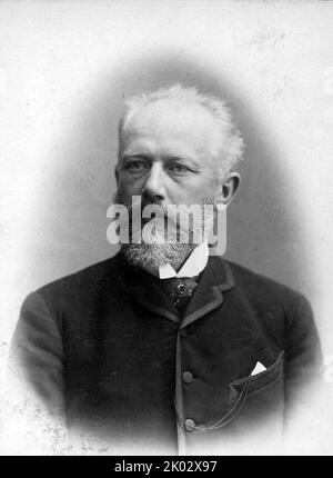 Pjotr Iljitsch Tschaikowsky (1840 - 1893) ein russischer Komponist der Romantik. Stockfoto