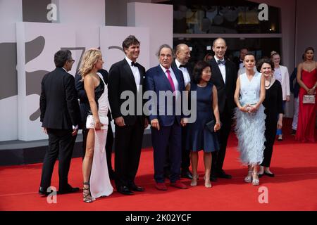 Lido Di Venezia, Italien. 09. Sep, 2022. Besuchen Sie den 'Nuclear' Red Carpet beim Internationalen Filmfestival Venedig 79. am 09. September 2022 in Venedig, Italien. © Foto: Cinzia Camela. Kredit: Unabhängige Fotoagentur/Alamy Live Nachrichten Stockfoto