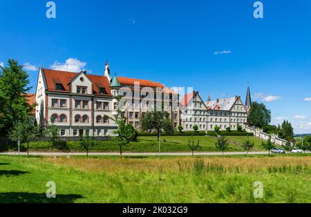 Das 1855 gegründete Kloster Bonlanden ist das Mutterhaus der Franziskanerinnen von der Unbefleckten Empfängnis unserer Lieben Frau in Bonlanden, einem Vorort der Gemeinde Berkheim an der Iller im Kreis Biberach. Stockfoto