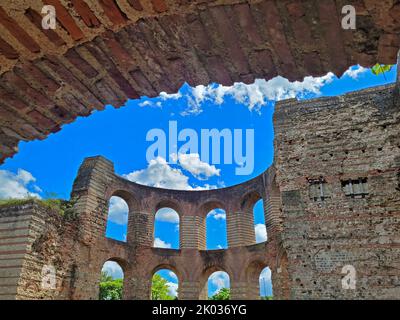 Kaiserthermen, Trier, Mosel, Rheinland-Pfalz, Deutschland Stockfoto