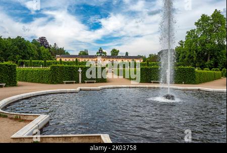 New Chambers, Sanssouci Park, Potsdam, Brandenburg, Deutschland Stockfoto