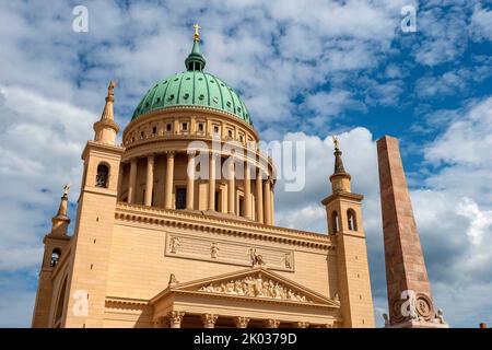 St. Nikolai Kirche, Potsdam, Brandenburg, Deutschland Stockfoto