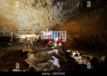 Grotto de la Malatière Stockfoto