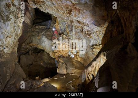 Grotto de la Malatière Stockfoto