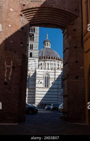 Kathedrale von Siena, historisches Zentrum, UNESCO-Weltkulturerbe, Siena, Toskana, Italien Stockfoto