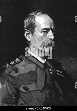 'Generalleutnant Sir Frederick Roberts, Bart, VC, GCB, Oberbefehlshaber der Armee in Indien 1885', 1886. Aus „Die Grafik. An Illustrated Weekly Newspaper Band 33. Januar bis Juni 1886“. Stockfoto