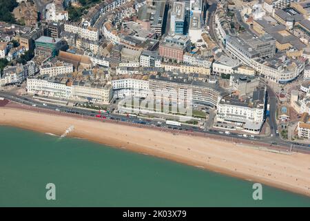 Carlisle Parade Car Park, Hastings, East Sussex, 2016. Stockfoto