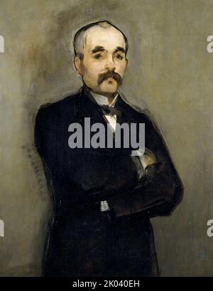 Georges Clemenceau, 1879-1880. Gefunden in der Sammlung der Mus&#xe9;e d'Orsay, Paris. Stockfoto