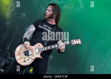 SLAYER HELLFEST, Clisson, FRANKREICH , 19/06/2016 Florent 'MrCrash' B. Stockfoto