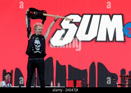 SUM41 SZIGET, Budapest, UNGARN, 14/08/2016 Florent 'MrCrash' B. Stockfoto