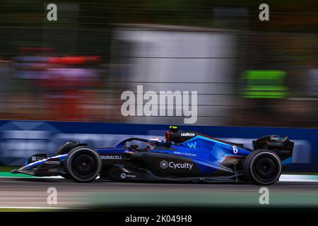 Monza, Italien. 07.. Juli 2022. #06 Nichola Latifi Williams Racing Mercedes während des italienischen GP, 8-11. September 2022 auf der Monza-Strecke, Formel-1-Weltmeisterschaft 2022. 09/09/2022 Foto Federico Basile/Insidefoto Kredit: Insidefoto di andrea staccioli/Alamy Live News Stockfoto