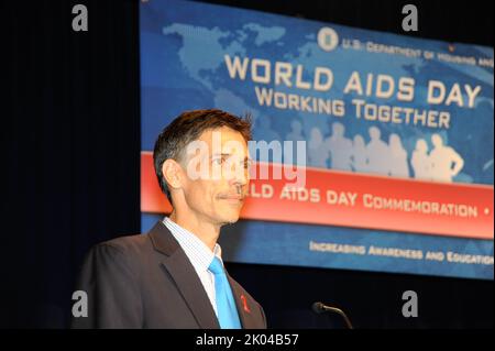 210108 - Welt-Aids-Tag. Stockfoto