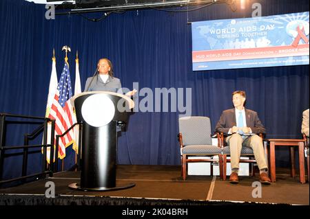 210108 - Welt-Aids-Tag. Stockfoto