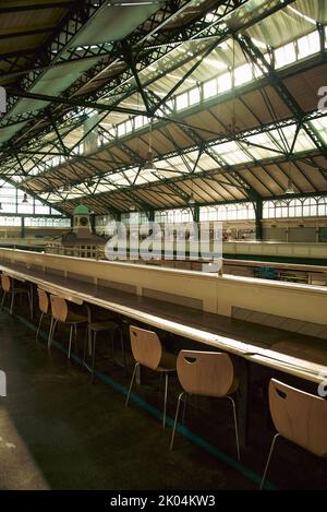 Cardiff, Wales, August 12. 2022, 'Cardiff public Indoor Covered Market', victorian. Stockfoto