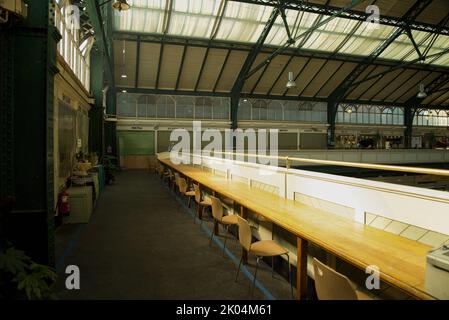 Cardiff, Wales, August 12. 2022, 'Cardiff public Indoor Covered Market', victorian. Stockfoto