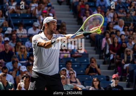 Matteo errettini bei den US Open 2022. Stockfoto