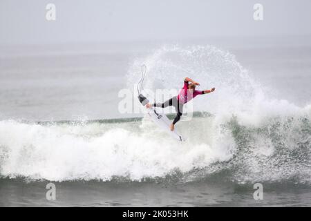 San Clemente, Kalifornien, USA. 8. September 2022. EATHAN EWING aus Australien im Einsatz beim Rip Curl WSL Finale in Lower Trestles, San Clemente. (Bild: © Jon Gaede/ZUMA Press Wire) Bild: ZUMA Press, Inc./Alamy Live News Stockfoto