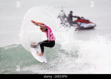 San Clemente, Kalifornien, USA. 8. September 2022. EATHAN EWING aus Australien im Einsatz beim Rip Curl WSL Finale in Lower Trestles, San Clemente. (Bild: © Jon Gaede/ZUMA Press Wire) Bild: ZUMA Press, Inc./Alamy Live News Stockfoto