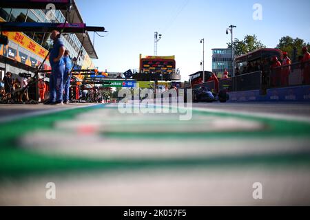 Monza, Italien. 27. Januar 2022. Pitlane während des italienischen GP, 8-11. September 2022 auf der Monza-Strecke, Formel-1-Weltmeisterschaft 2022. Kredit: Unabhängige Fotoagentur/Alamy Live Nachrichten Stockfoto