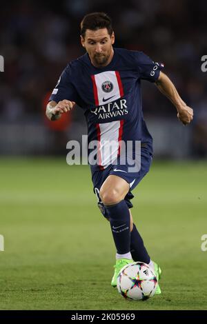 Paris, Frankreich, 6.. September 2022. Lionel Messi vom PSG während des UEFA Champions League-Spiels im Parc des Princes, Paris. Bildnachweis sollte lauten: Jonathan Moscrop / Sportimage Stockfoto