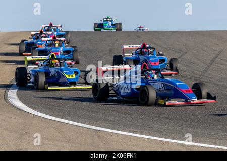 72 VILLAGOMEZ Mateo (ecu), Formule 4 - Mygale Genération 2, Aktion während der Runde 5. des Championnat de France FFSA F4 2022, vom 11. Bis 13. September auf dem Circuit de Lédenon in Lédenon, Frankreich - Foto Marc de Mattia / DPPI Stockfoto