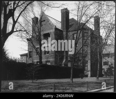 Washington, D.C., Gebäude außen - Tuckerman House, 1600 I St., N.W., (1900?). Richardson, Architekt. Stockfoto