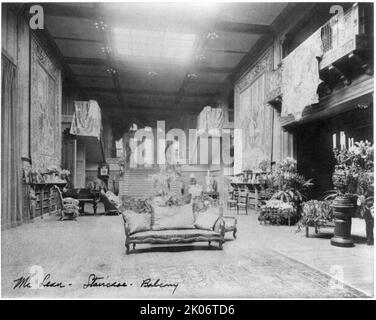 Innenraum des John R. McLean House, 1500 I St., N.W., Washington, D.C. - Treppe von der gegenüberliegenden Musikzimmer, c1907. Stockfoto