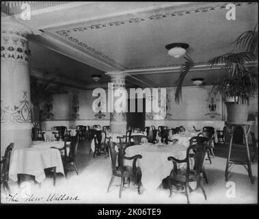 The New Willard Hotel, Washington, D.C. - Speisesaal, zwischen 1890 und 1950. Stockfoto