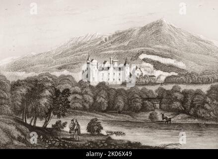 Balmoral Castle, königliche Residenz, Aberdeenshire, Schottland Stockfoto