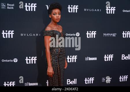 Toronto, Kanada. 9.. September 2022. Thuso Mbedu nimmt 2022 am Toronto International Film Festival Teil - 'The Woman King' Premiere Credit: Sharon Dobson/Alamy Live News Stockfoto