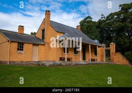 Port Arthur Australien, William Smith O'Briens Hütte während der Inhaftierung Stockfoto