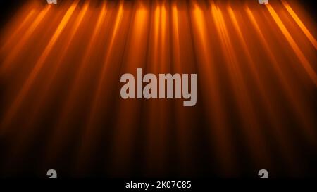 Schöne gott Strahlen im Raum, 3D Rendering Computer generiert Hintergrund Stockfoto