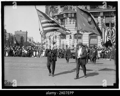 Parade auf der Pennsylvania Ave - Oregon Unit, zwischen 1910 und 1921. Stockfoto