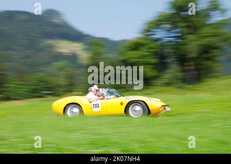 Oldtimer-Rallye Ennstal Classic 2022, Panning Devin D, Baujahr 1960, Steiermark, Österreich Stockfoto