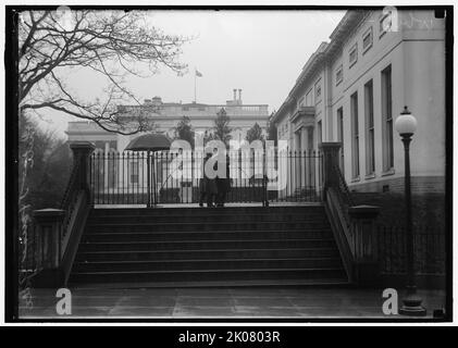 Tor zum Weißen Haus, zwischen 1914 und 1918. Stockfoto