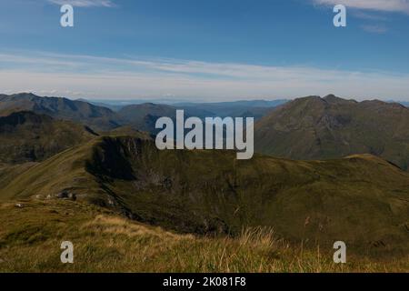 Glen Shiel Mountains Stockfoto