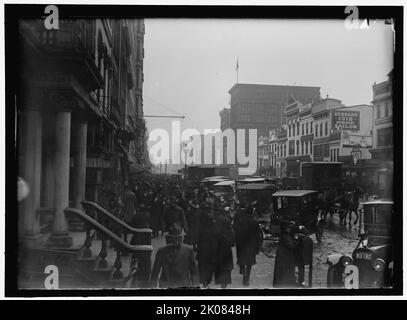 Street Scene, Washington, D.C., zwischen 1913 und 1918. Stockfoto